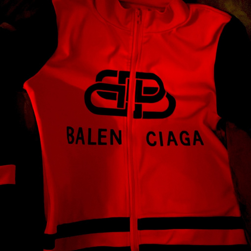 Balenciaga black 3B sports icon jacket size small Excellent Choice fitted unisex